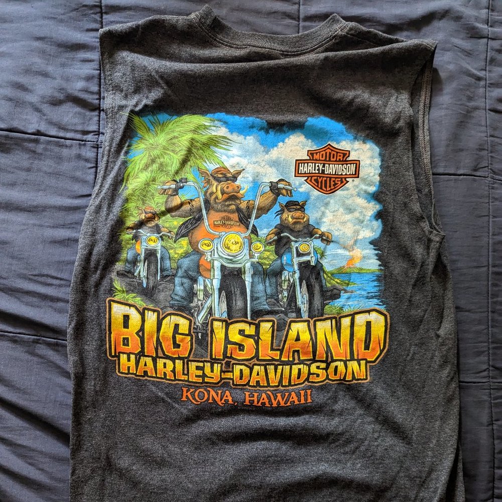 Harley Davison Sleeveless tee Hawaii